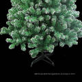 Green White PVC Artificial Metal Frame Christmas Trees